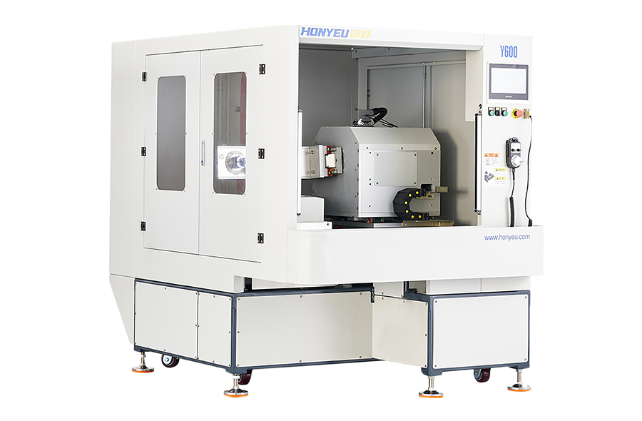 Y series CNC six axis brush trimming flagging machine 